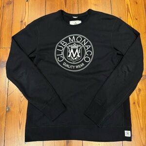 Reigning Champ x Club Monaco Black Crewneck Sweater